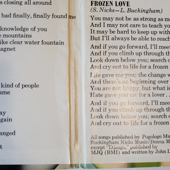 ORIGINAL- Buckingham Nicks Vinyl LP 1973 Out of Print - Picture 9 of 10